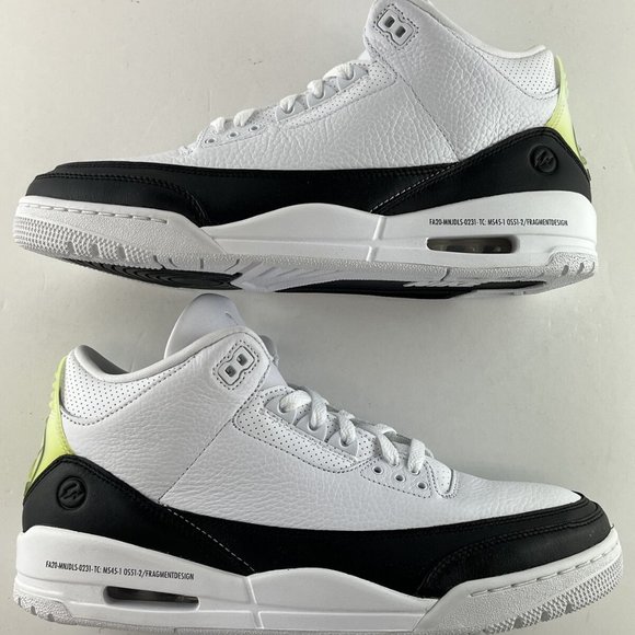 AIR JORDAN 3 Men's Size 11 RETRO SP x FRAGMENT DESIGN WHITE NEW DA3595-1… - Picture 3 of 13